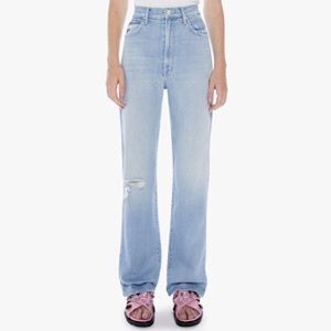 “Like New” MOTHER High-Waisted Tunnel Vision Sneak Jean